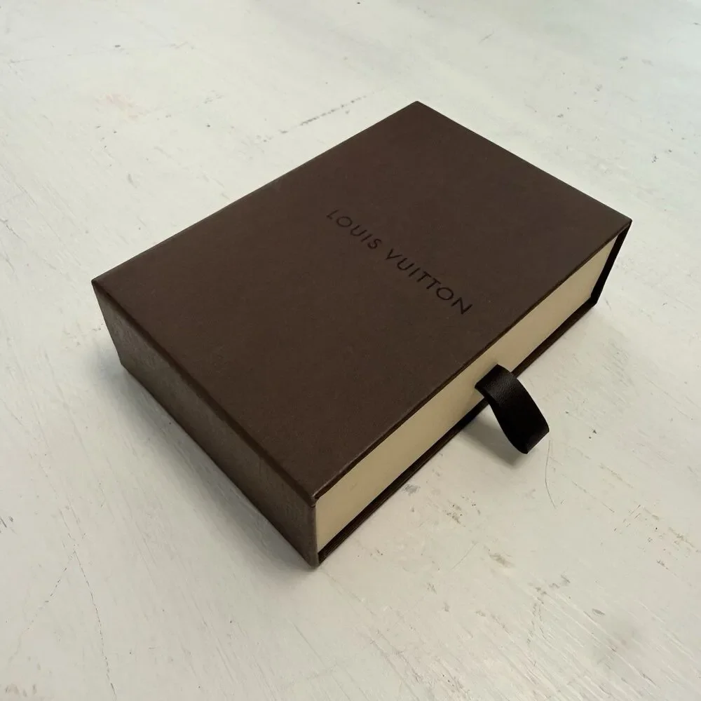Authentic Louis Vuitton Small Drawer Gift Box & Dust Bag Set Luxury Packaging